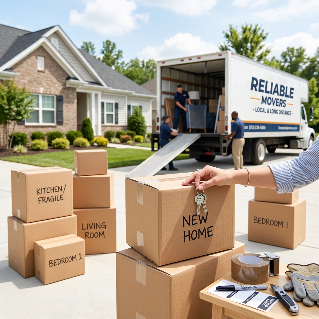 Tips for Moving House: Moving Day
